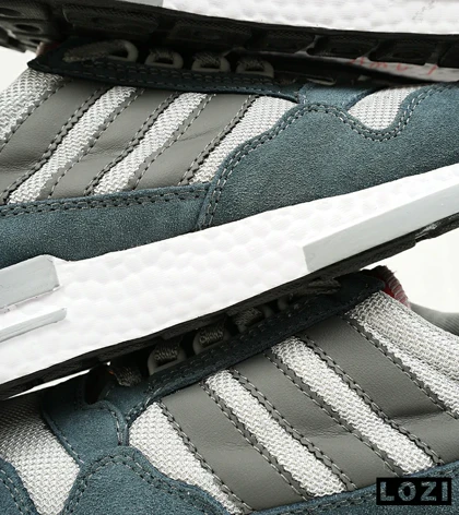 کفش کتانی مردانه طوسی فیلی زیر سفید آدیداس adidas ZX 500