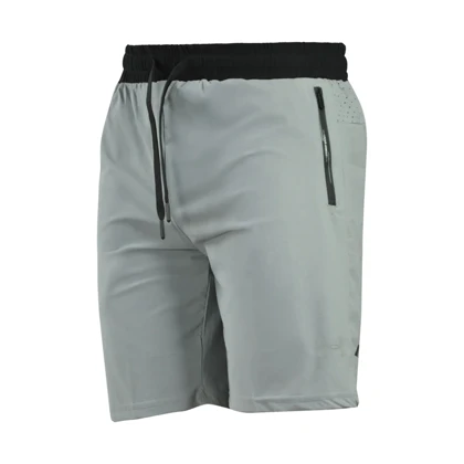 شلوارک ورزشی مردانه آندر آرمور مدل Heat Gear-D8068 طوسی روشن