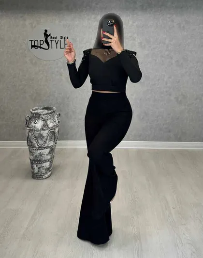 بلوز سرشانه زنجیر : 8704