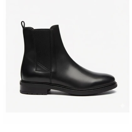 نیم بوت چرم بغل کش ZARA