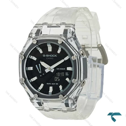 ساعت جی شاک مردانه GA2100_AP بند شیشه ای Casio-7331-G