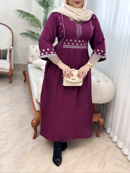 پیراهن نخی مهناز3087