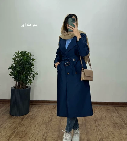 بارانی بلند ویشکا(ایراد دار)