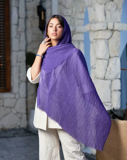 شال نخی ساده 20643