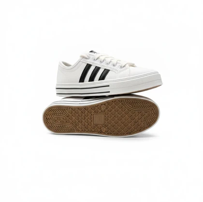 کفش کتانی ونس سه خط سفید کد 	294921