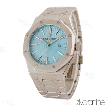 ساعت اودمار پیگه (AP) مردانه سیلور صفحه آبی تیفانی 105386