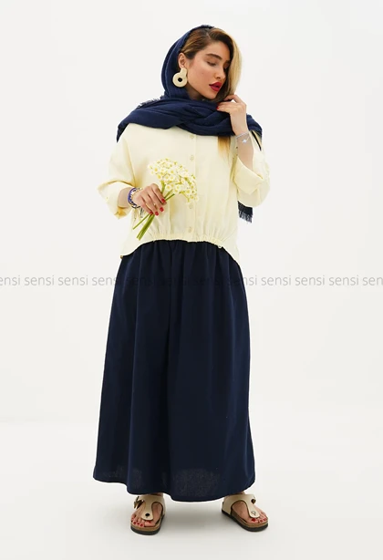 شومیز جلو کش سیلک کد1005596