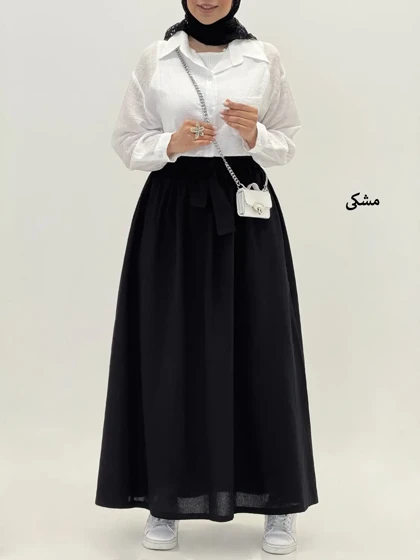 4251 - دامن لینن الا