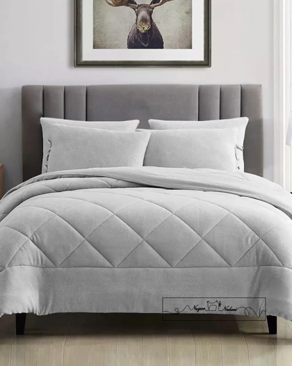 روتختی مینیمال کتان مخمل طرح لوزی