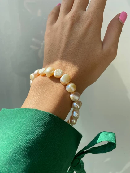 نیم ست مروارید طبیعی کد MO0024G