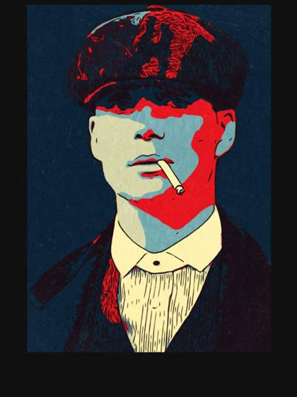 تیشرت کلاسیک پیکی بلایندرز | تیشرت peaky blinders طرح Tommy Shelby کد 111721