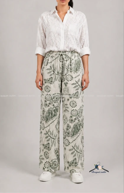 شلوار بگ طرح دار زارا ZARA