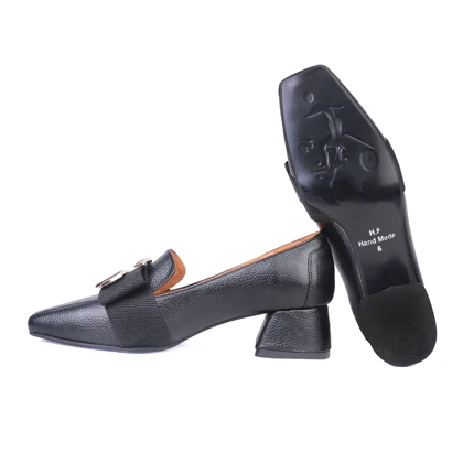 کفش چرم سگک دار زنانه 370