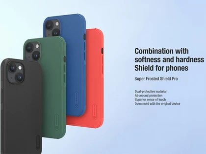 قاب محافظ آیفون 15 نیلکین Nillkin Apple iPhone 15 Super Frosted Shield Pro cover