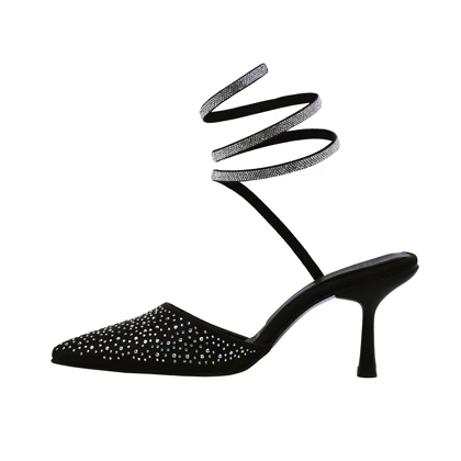 کفش پاشنه‌بلند فنری مدل دیلک کد 5753