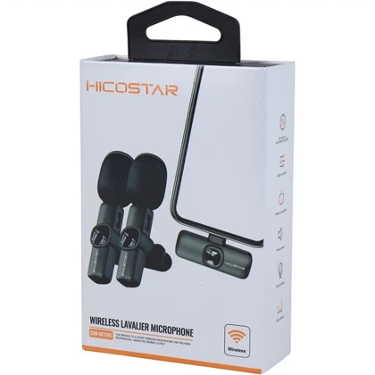 میکروفون یقه ای هایکواستار Hicostar مدل HS-MC521C با گیرنده USB-C