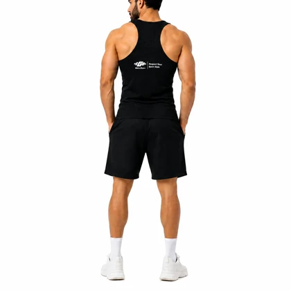 ست رکابی و شلوارک ورزشی مردانه G Wear مدل 5F0604 مشکی