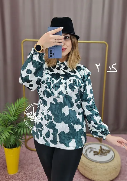 شومیز طرح گاوی