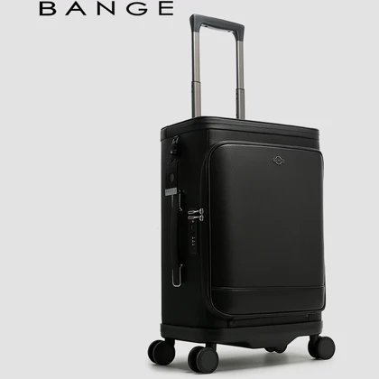 چمدان چرخ‌دار 20 اینچی ضدآب و ضدسرقت 52 لیتری بنج Bange QL701