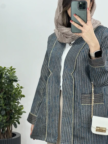 مانتو ژاکارد مغزی دوزی همتا