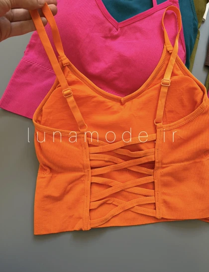 ست نیم‌تنه و شورتک زنانه سیملس