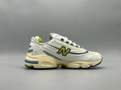کتانی نیوبالانس 1000 سفید آبی فسفری/New Balance