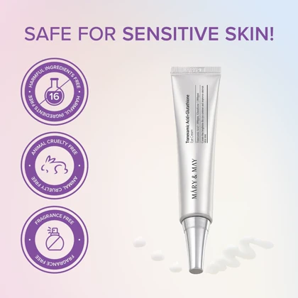 ست کرم دور چشم مری اند می مدل Glutathion