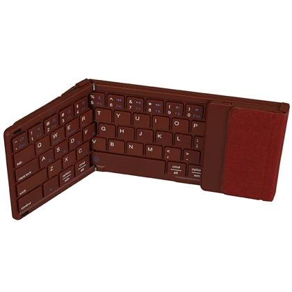 کیبورد بی‌سیم تاشو شارژی با تاچ پد Foldable Keyboard