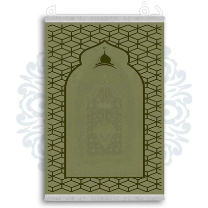 فرشینه از جنس پارچه هازان مخمل ترک طرح سجاده برند دفه کد DSJ 21