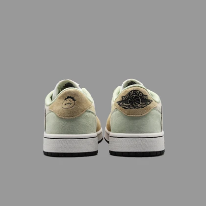 نایکی جردن 1 ساق کوتاه ترویس اسکات کرم زرد Nike Jordan 1 Low Travis Scott Cream/Yellow