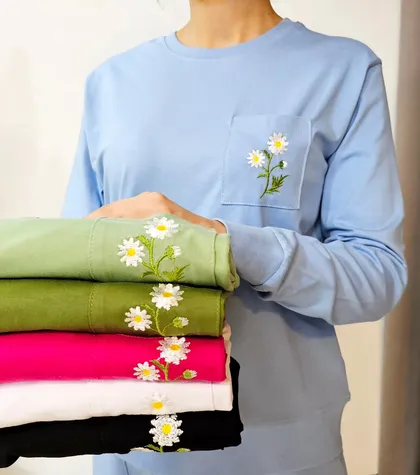 بلوز پاییزه گلدوزی