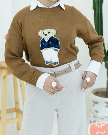 بلوز بافت تدی4843