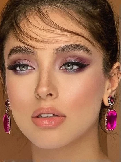 گوشواره کریستالی فشن نگین‌دار