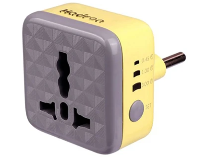 محافظ برق و تبدیل هوشمند تایمردار هادرون Hadron Electric protector and smart switch with timer P103