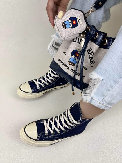 زنانه ساق‌دار الستار | ونس زنانه ساق‌دار الستار Converse ALL STAR کد 651 کد 487