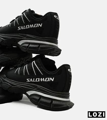 کفش بچه گانه مشکی سفید سالامون Salomon Lab
