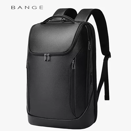 کوله پشتی لپ تاپ 15.6 اینچ چرم بنج Bange اصل مدل BG-6623 با پورت USB