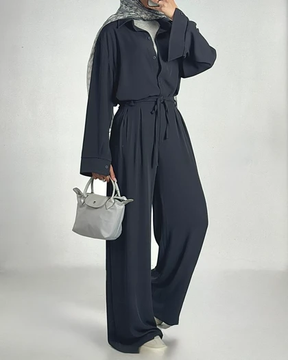 ست شومیز  و شلوار کرپ کد 9000102