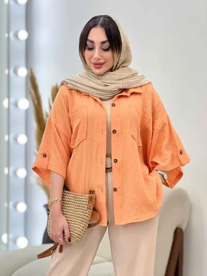 شومیز دو جیب آریانا