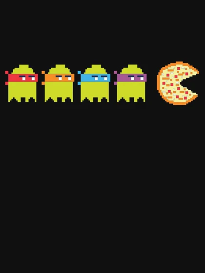 تیشرت کلاسیک لاک پشت های نینجا | Teenage Mutant Ninja Turtles Retro Vintage Essential کد 231105