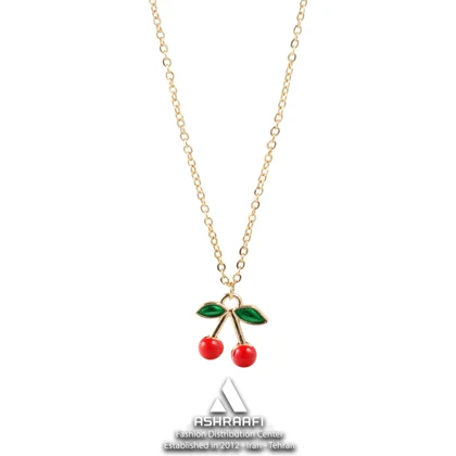 گردنبند مدل گیلاس Cherry Necklace