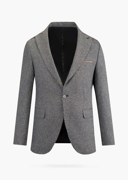 کت تک کژوال ترک طرح دار مشکی