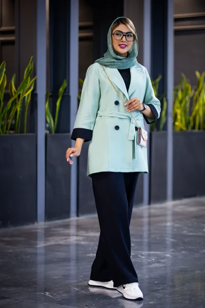 مانتو شلوار ترکیبی کرسپو