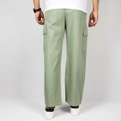 شلوار اسلش کتان شش جیب مردانه مدل 641592