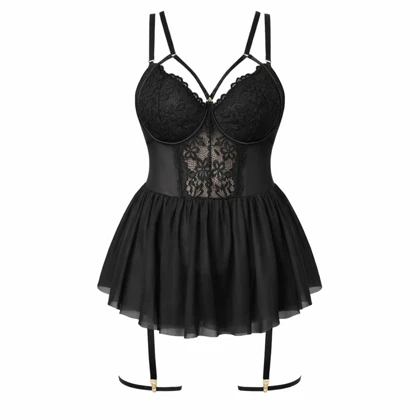 لباس خواب سایز بزرگ فنردار برند آی تن کد 4093