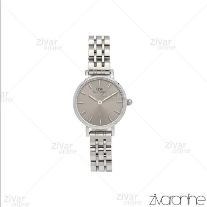 ساعت دنیل ولینگتون زنانه سیلور صفحه طوسی خطی اسمال 106327