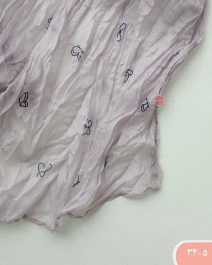 شال لیزری طرح دار 3405