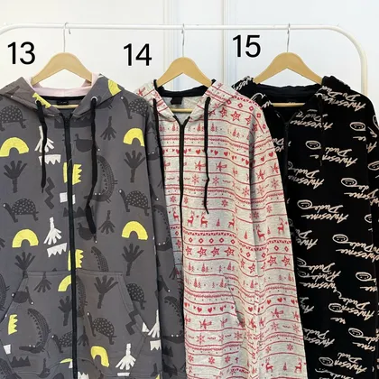 سویشرت طرحدار XL