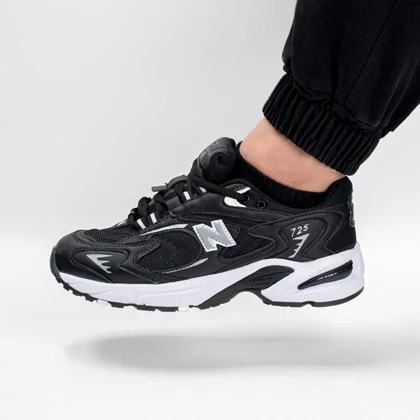 کتانی اسپرت مردانه و زنانه مدل نیوبالانس725 NEW BALANCE رنگ مشکی کد 9996