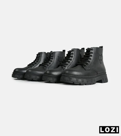بوت ساق‌دار مشکی Naked Wolfe